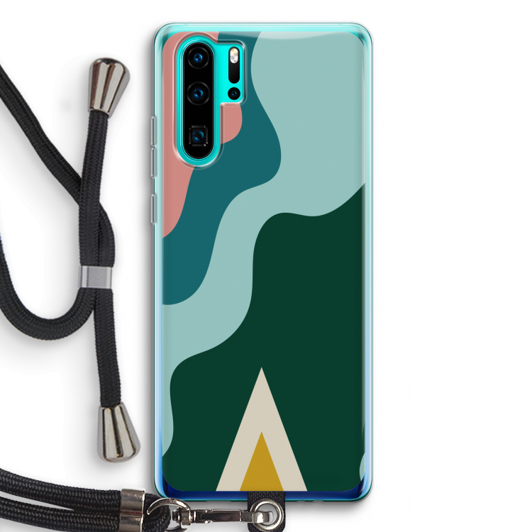 Noor B: Huawei P30 Pro Transparant Hoesje met koord