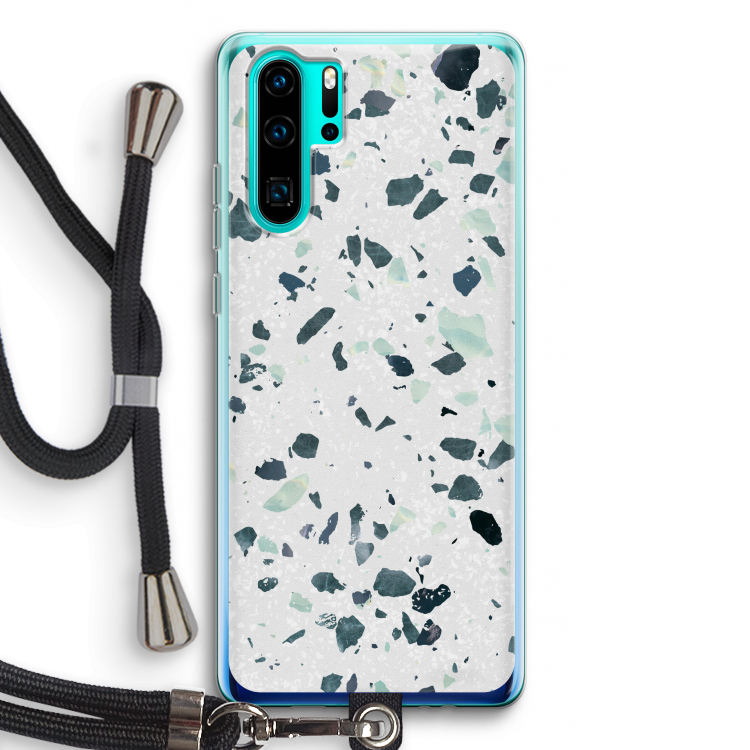 Terrazzo N°2: Huawei P30 Pro Transparant Hoesje met koord