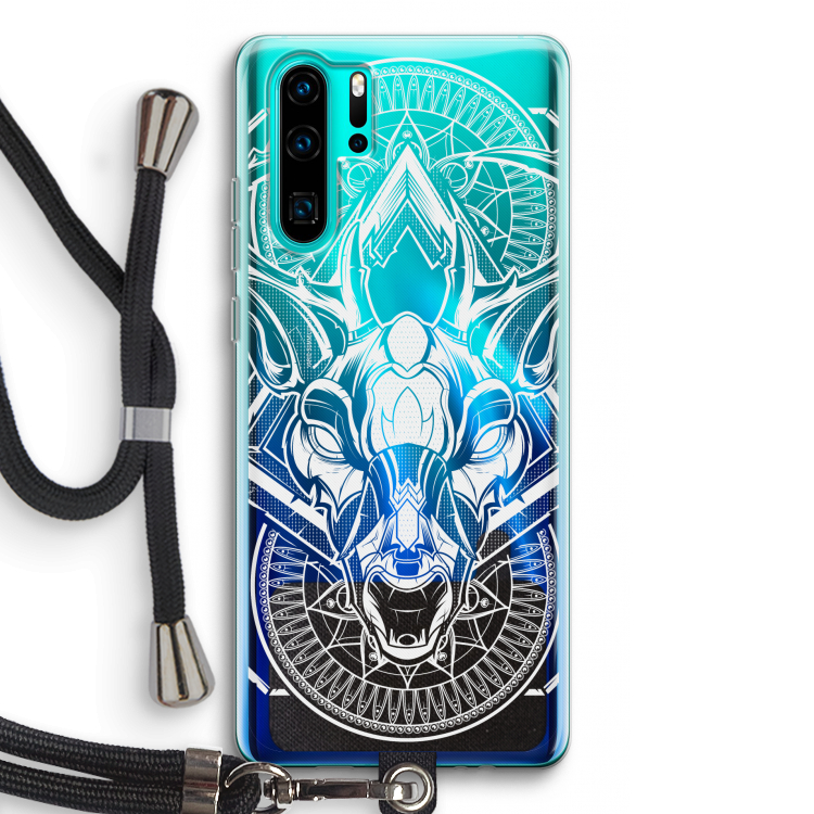 Oh Deer: Huawei P30 Pro Transparant Hoesje met koord