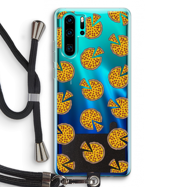 You Had Me At Pizza: Huawei P30 Pro Transparant Hoesje met koord