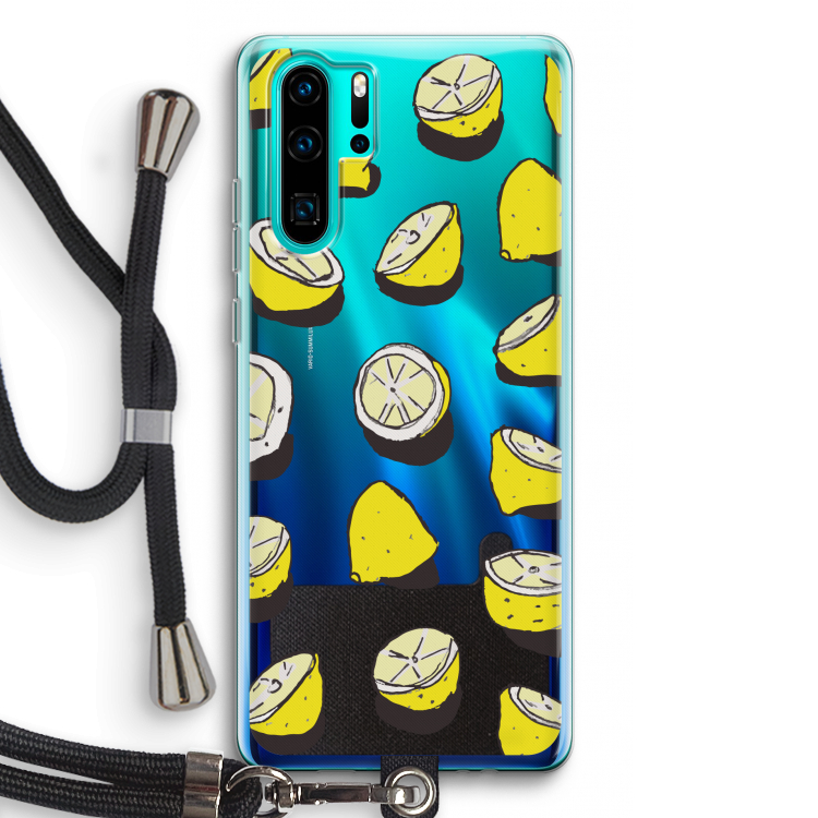 When Life Gives You Lemons...: Huawei P30 Pro Transparant Hoesje met koord