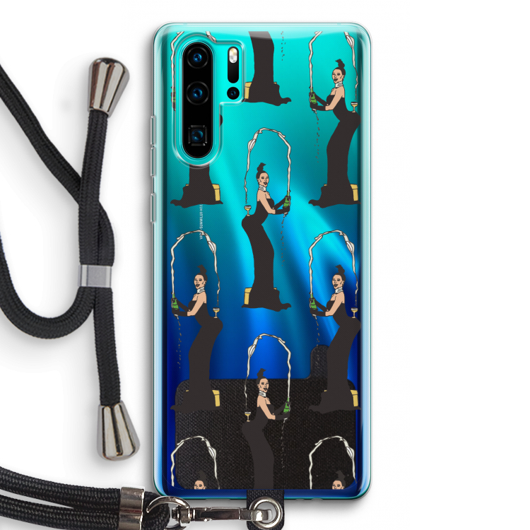 Pop Some Kim: Huawei P30 Pro Transparant Hoesje met koord