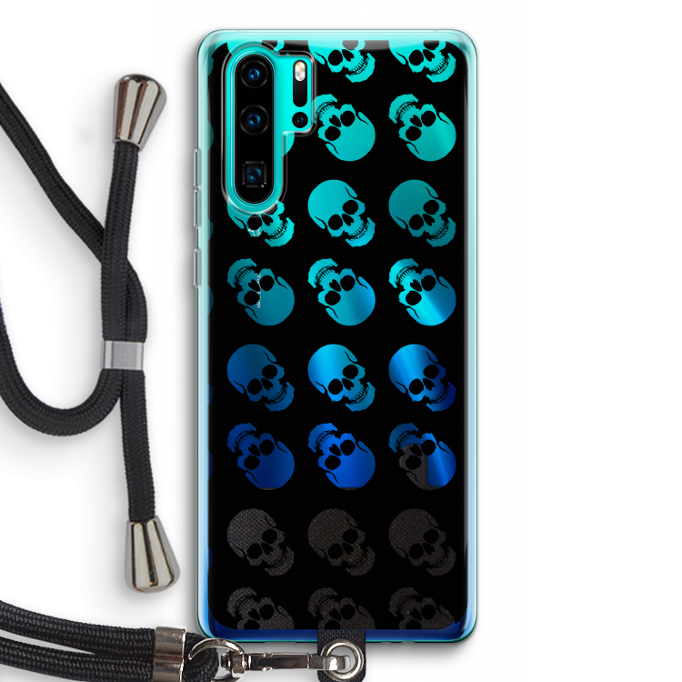 Musketon Skulls: Huawei P30 Pro Transparant Hoesje met koord