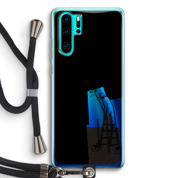 Musketon Painter: Huawei P30 Pro Transparant Hoesje met koord