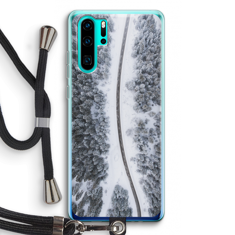 Snøfall: Huawei P30 Pro Transparant Hoesje met koord