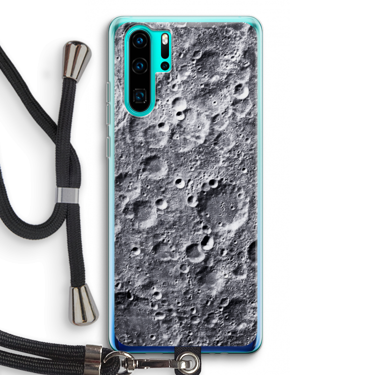 Maanlandschap: Huawei P30 Pro Transparant Hoesje met koord
