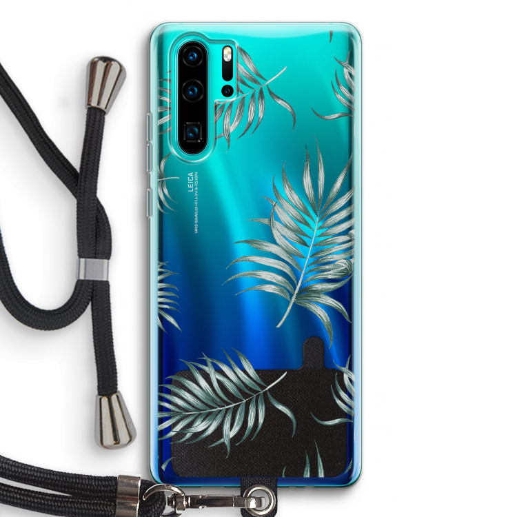 Simple leaves: Huawei P30 Pro Transparant Hoesje met koord