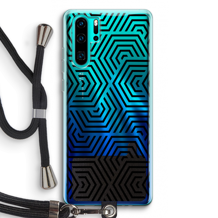 Magic pattern: Huawei P30 Pro Transparant Hoesje met koord