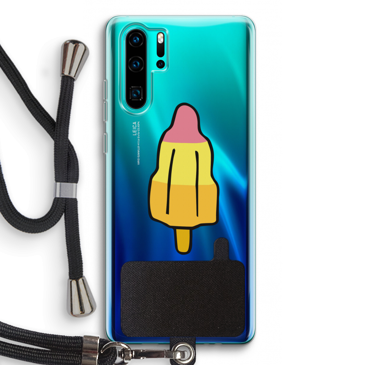 Raketijsje: Huawei P30 Pro Transparant Hoesje met koord