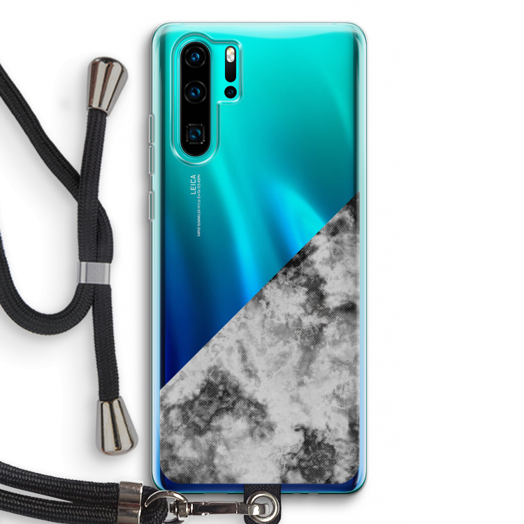 Onweer: Huawei P30 Pro Transparant Hoesje met koord