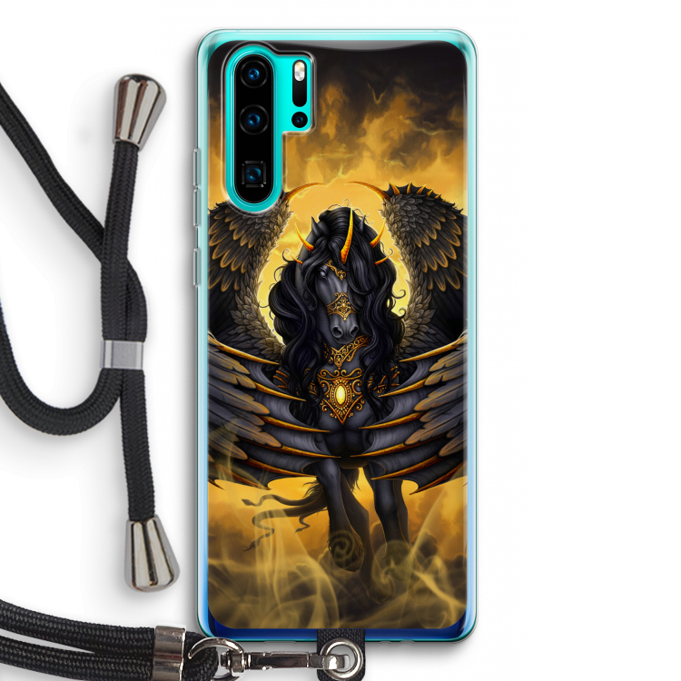 Pegasus: Huawei P30 Pro Transparant Hoesje met koord