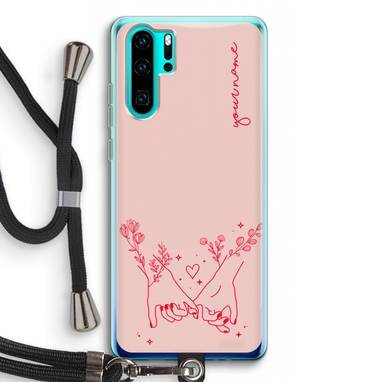 Best Friends: Huawei P30 Pro Transparant Hoesje met koord