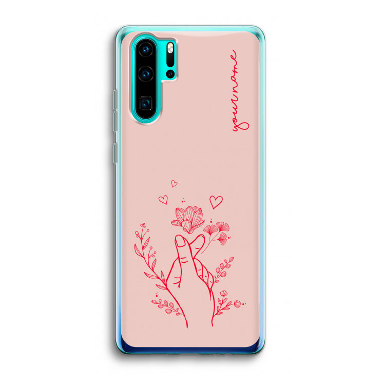 Giving Flowers: Huawei P30 Pro Transparant Hoesje