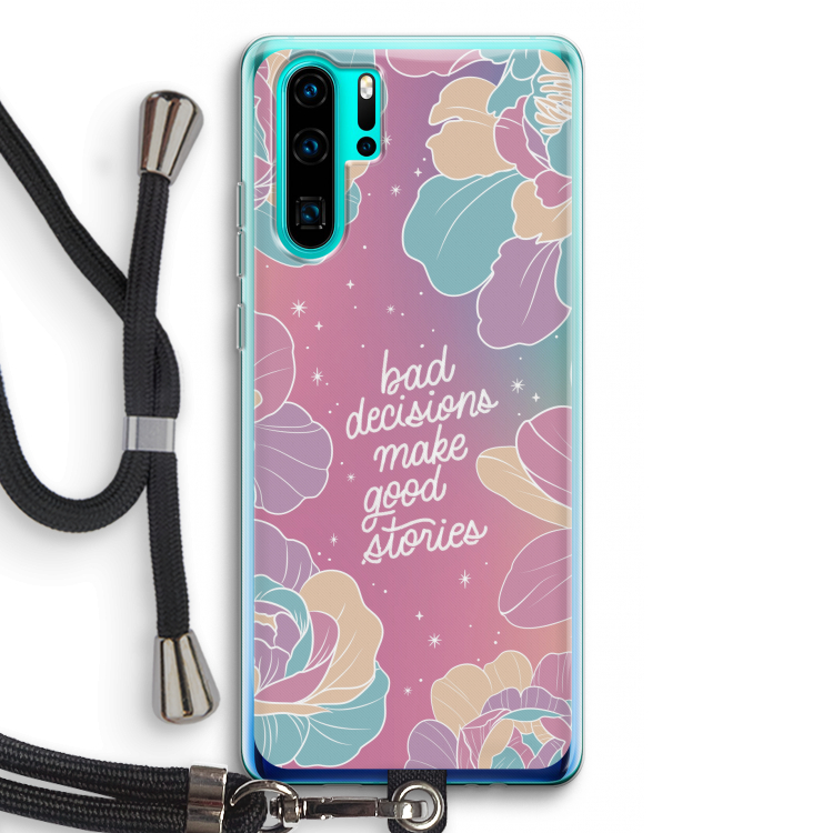 Good stories: Huawei P30 Pro Transparant Hoesje met koord