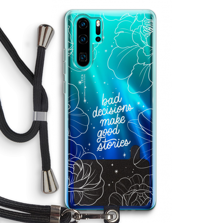 Good stories: Huawei P30 Pro Transparant Hoesje met koord
