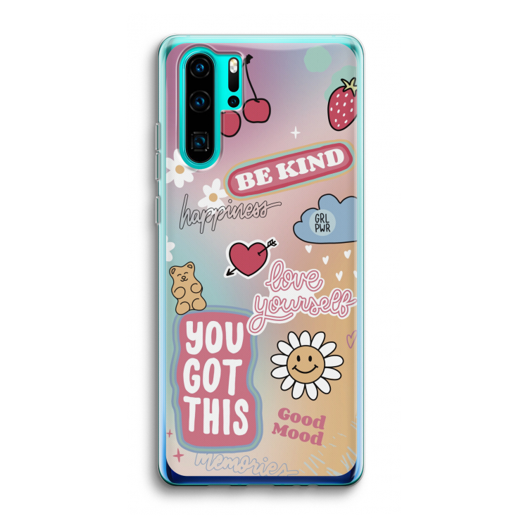 Positivity: Huawei P30 Pro Transparant Hoesje