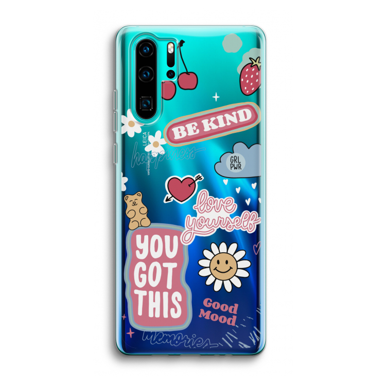 Positivity: Huawei P30 Pro Transparant Hoesje
