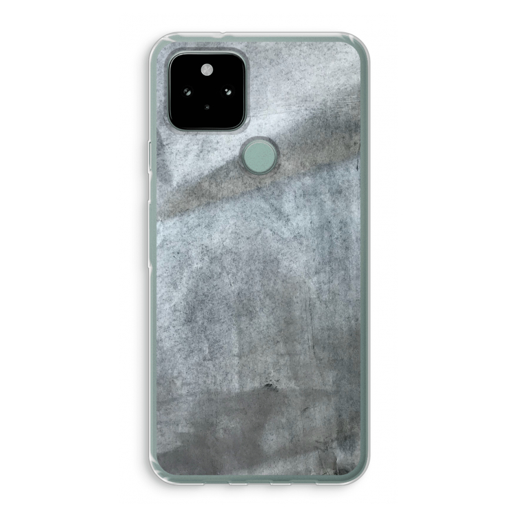 Grey Stone: Google Pixel 5 Transparant Hoesje