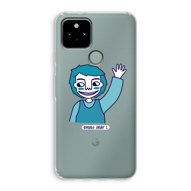 Zwaai: Google Pixel 5 Transparant Hoesje