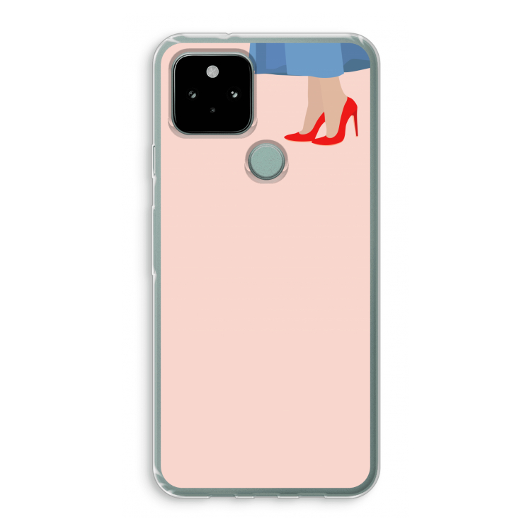 High heels: Google Pixel 5 Transparant Hoesje