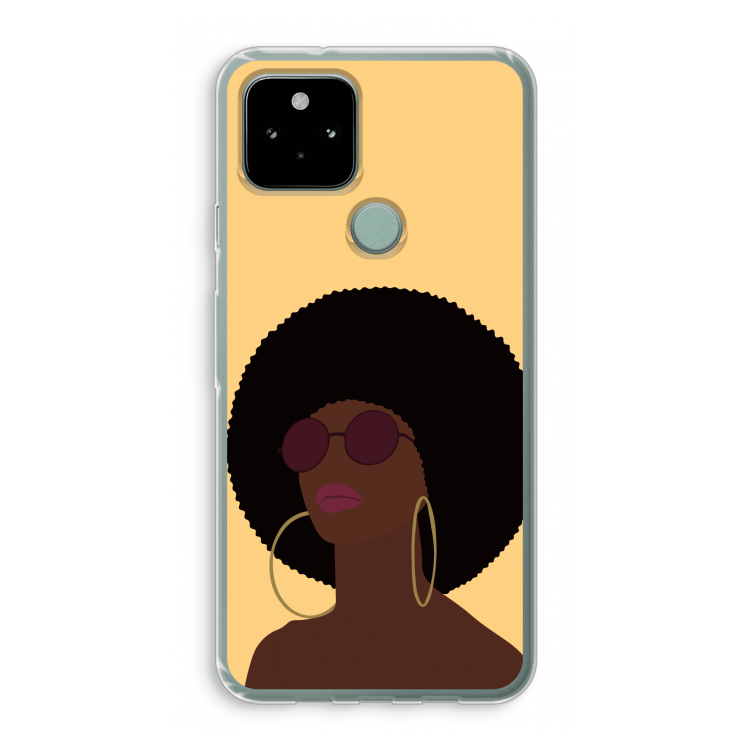 Golden hour: Google Pixel 5 Transparant Hoesje
