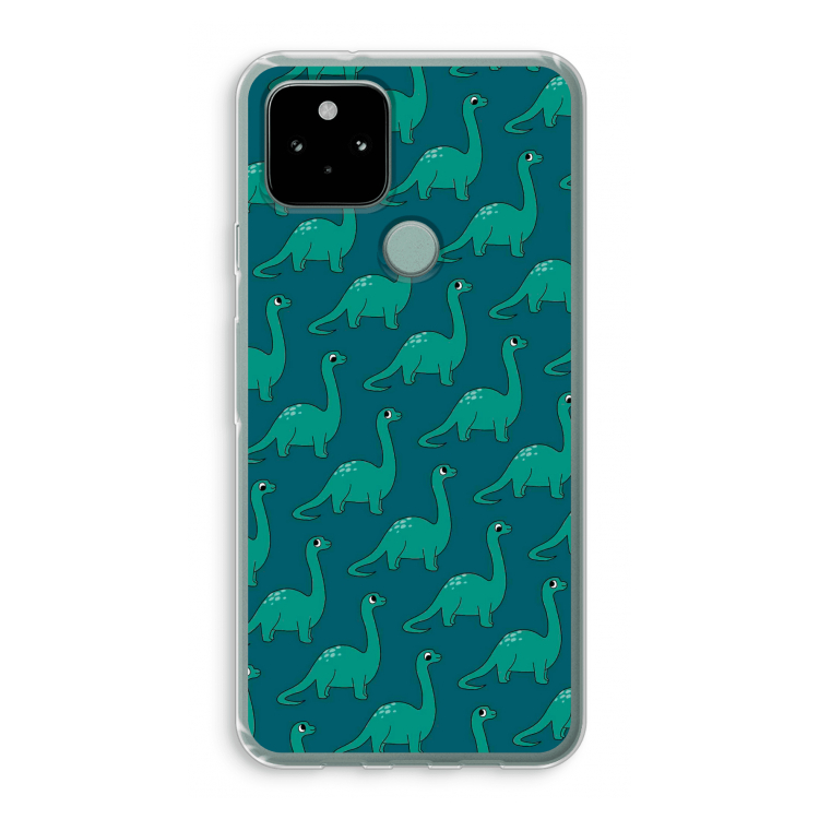 Diplodocus: Google Pixel 5 Transparant Hoesje