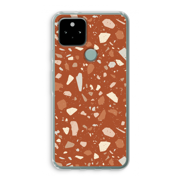 Terrazzo N°22: Google Pixel 5 Transparant Hoesje