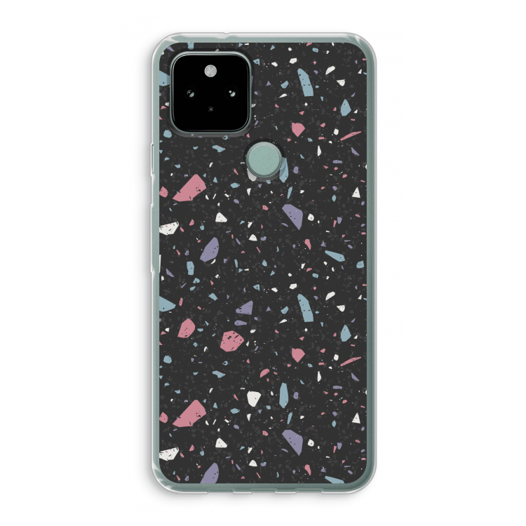 Terrazzo N°16: Google Pixel 5 Transparant Hoesje