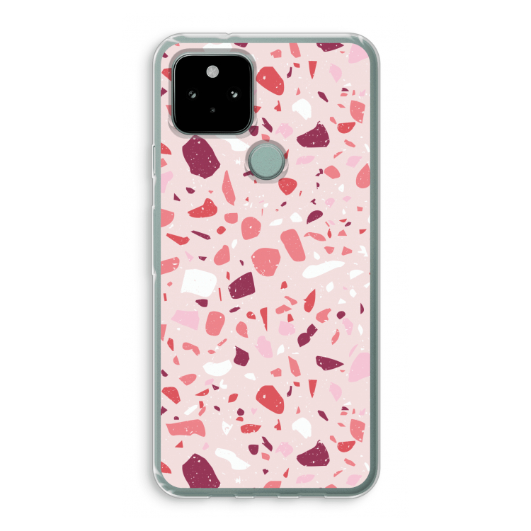 Terrazzo N°15: Google Pixel 5 Transparant Hoesje