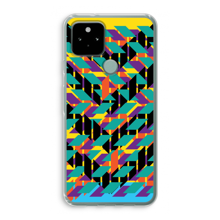 Skew Bee 1: Google Pixel 5 Transparant Hoesje