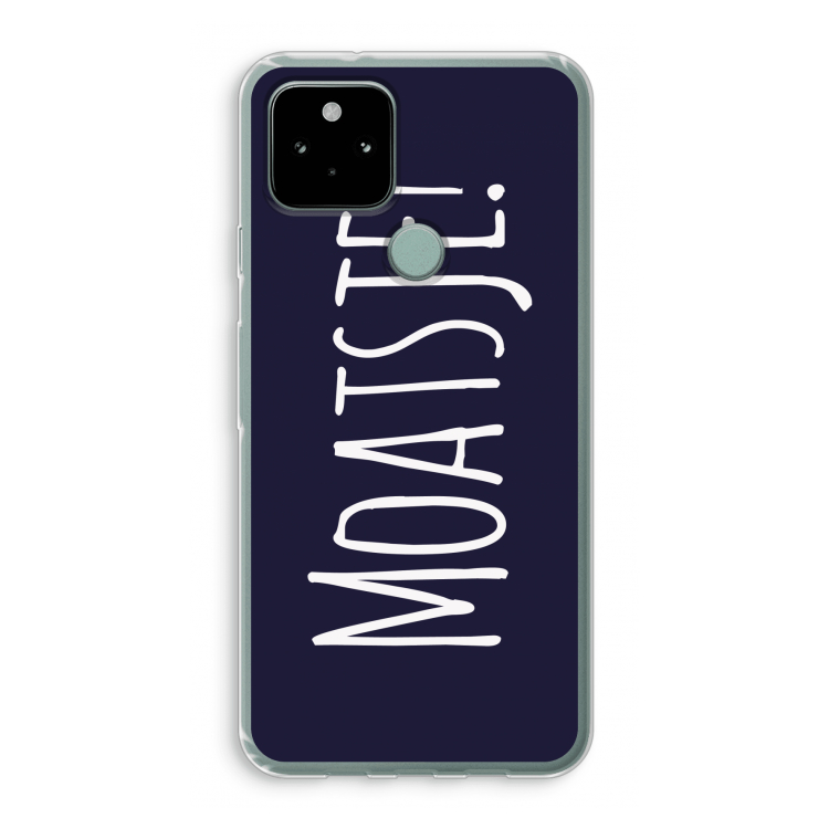 Moatsje!: Google Pixel 5 Transparant Hoesje