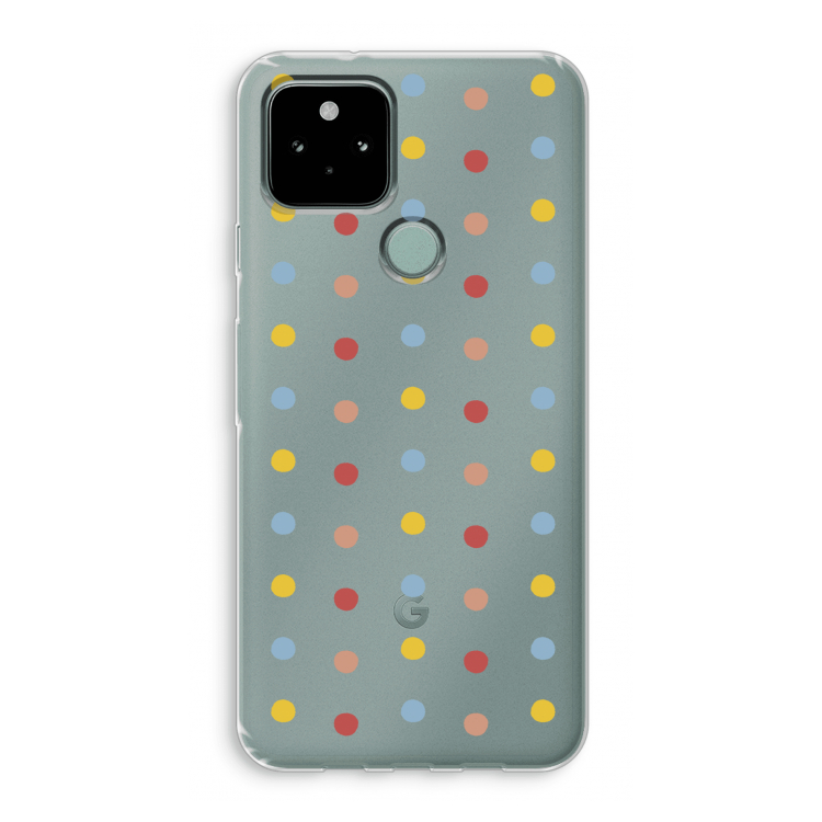 Bollen: Google Pixel 5 Transparant Hoesje