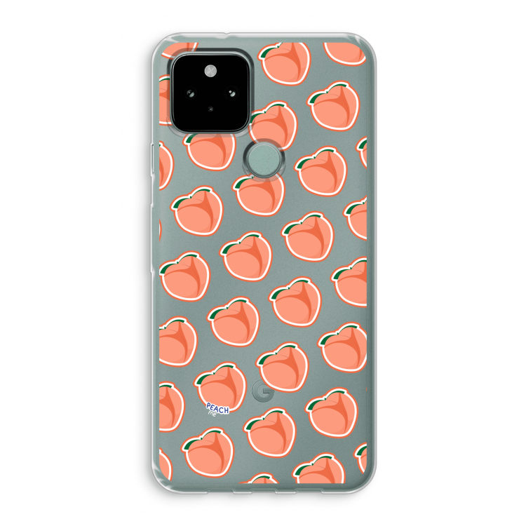 Just peachy: Google Pixel 5 Transparant Hoesje