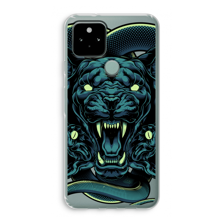 Cougar and Vipers: Google Pixel 5 Transparant Hoesje