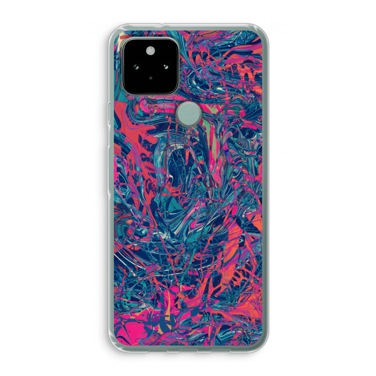 Sleeping Dreams: Google Pixel 5 Transparant Hoesje
