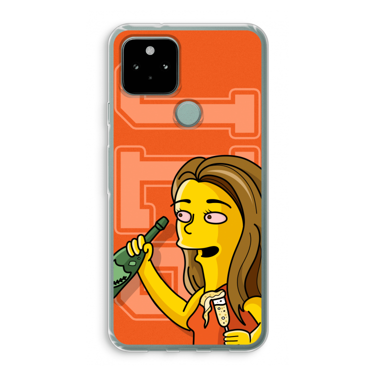 Jamie Lee Simpson: Google Pixel 5 Transparant Hoesje