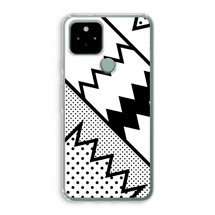 Pop Art #5: Google Pixel 5 Transparant Hoesje