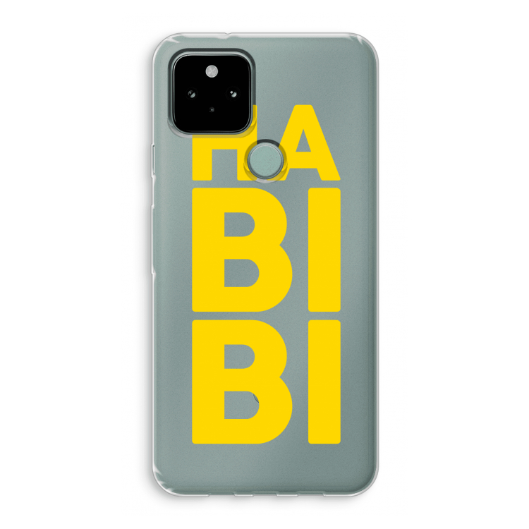 Habibi Majorelle : Google Pixel 5 Transparant Hoesje