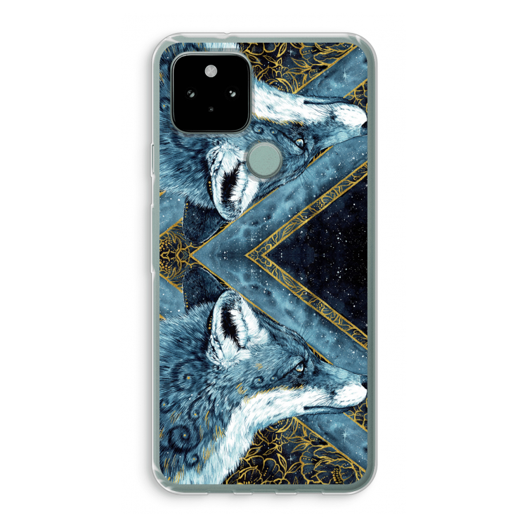Golden Fox: Google Pixel 5 Transparant Hoesje