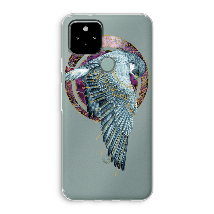 Golden Falcon: Google Pixel 5 Transparant Hoesje