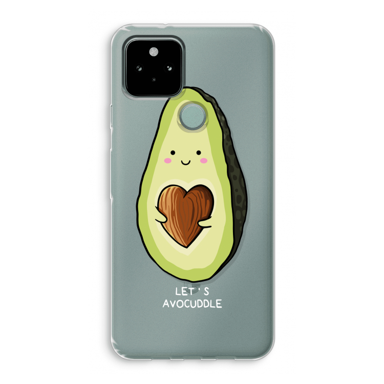 Avocuddle: Google Pixel 5 Transparant Hoesje
