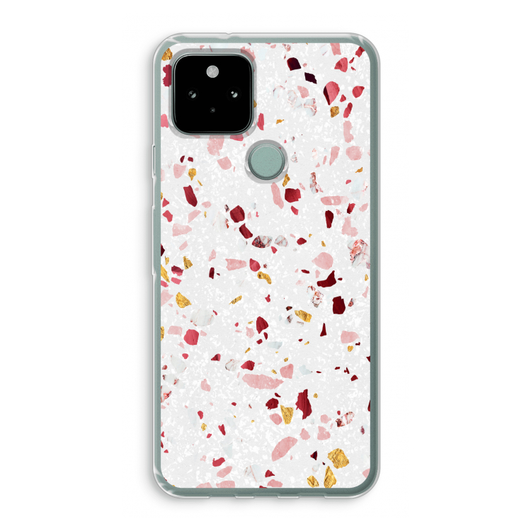 Terrazzo N°9: Google Pixel 5 Transparant Hoesje