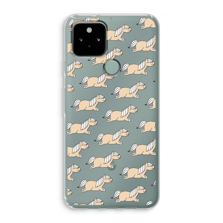 Ponys: Google Pixel 5 Transparant Hoesje