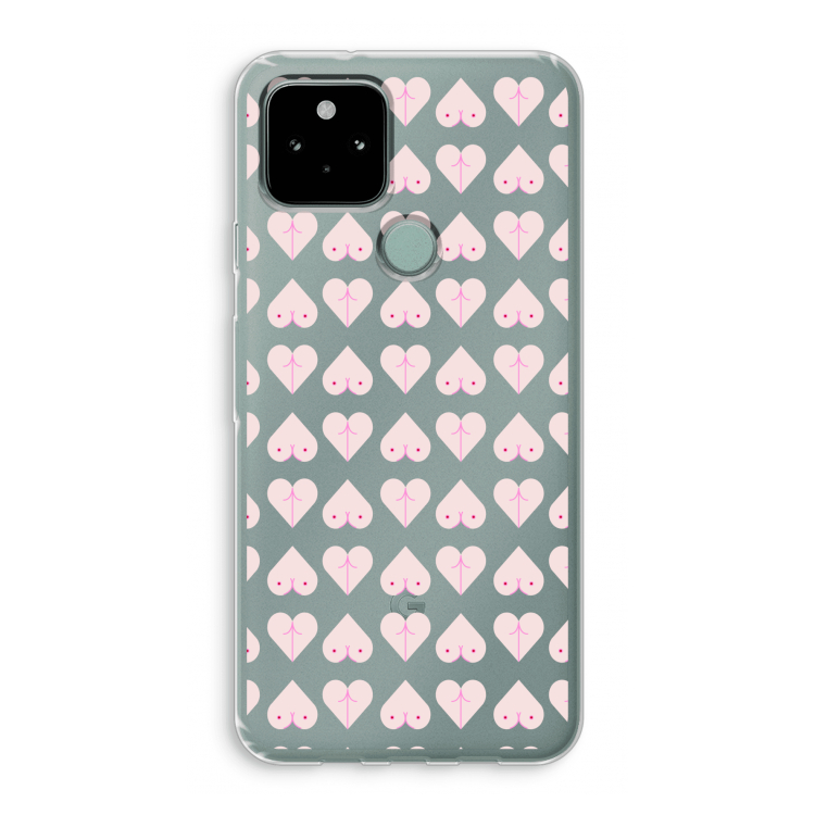 Ass 'n Titties: Google Pixel 5 Transparant Hoesje