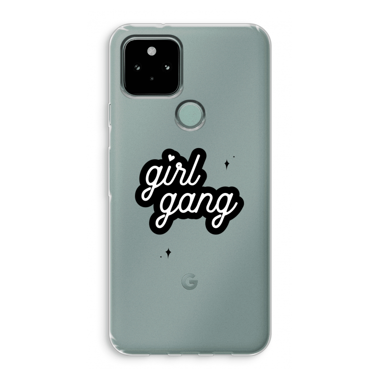 Girl Gang: Google Pixel 5 Transparant Hoesje