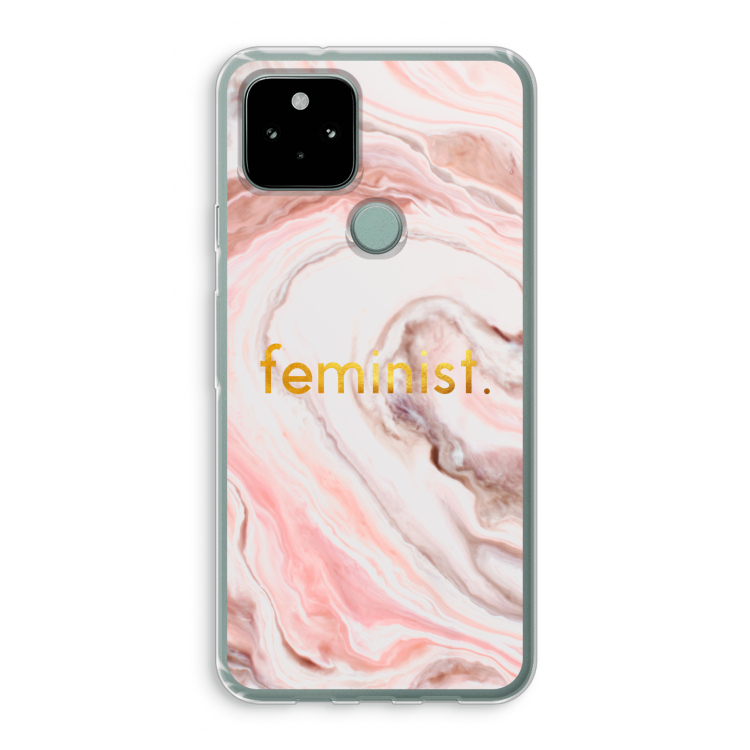 Feminist: Google Pixel 5 Transparant Hoesje