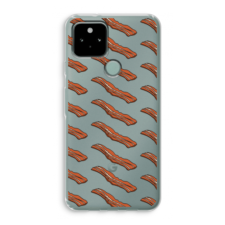 Bacon to my eggs #2: Google Pixel 5 Transparant Hoesje