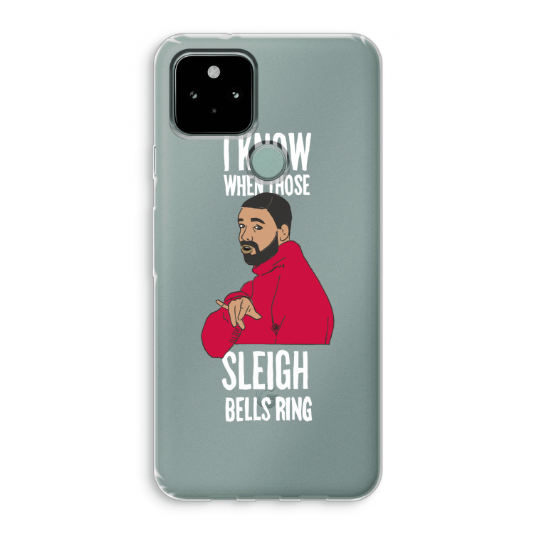 Sleigh Bells Ring: Google Pixel 5 Transparant Hoesje
