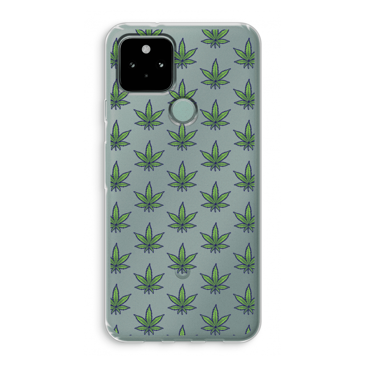 Weed: Google Pixel 5 Transparant Hoesje