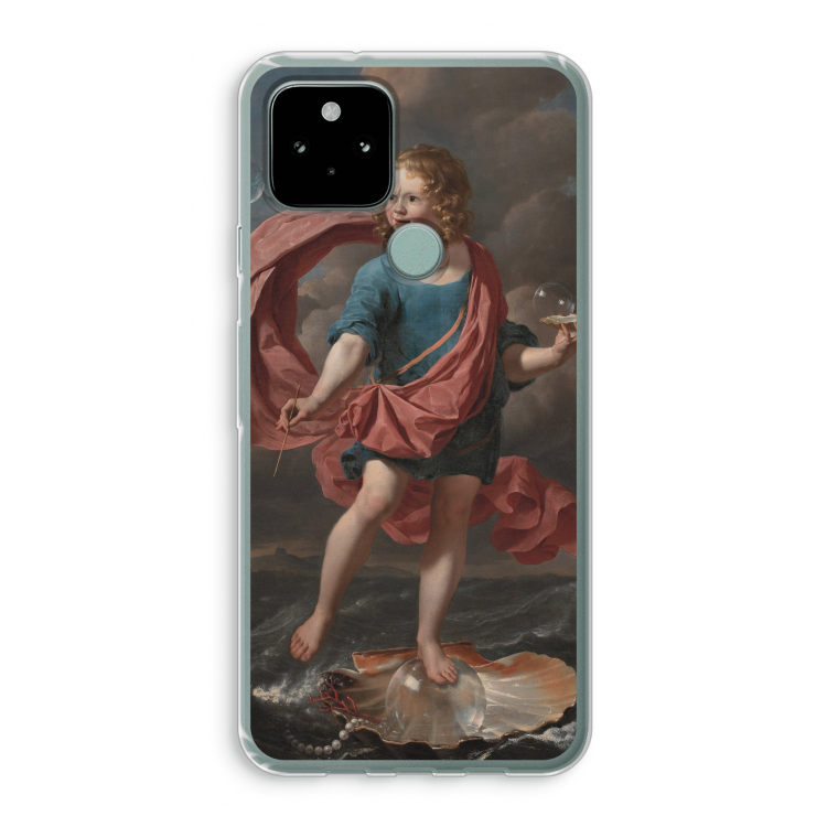 Soap Bubbles: Google Pixel 5 Transparant Hoesje